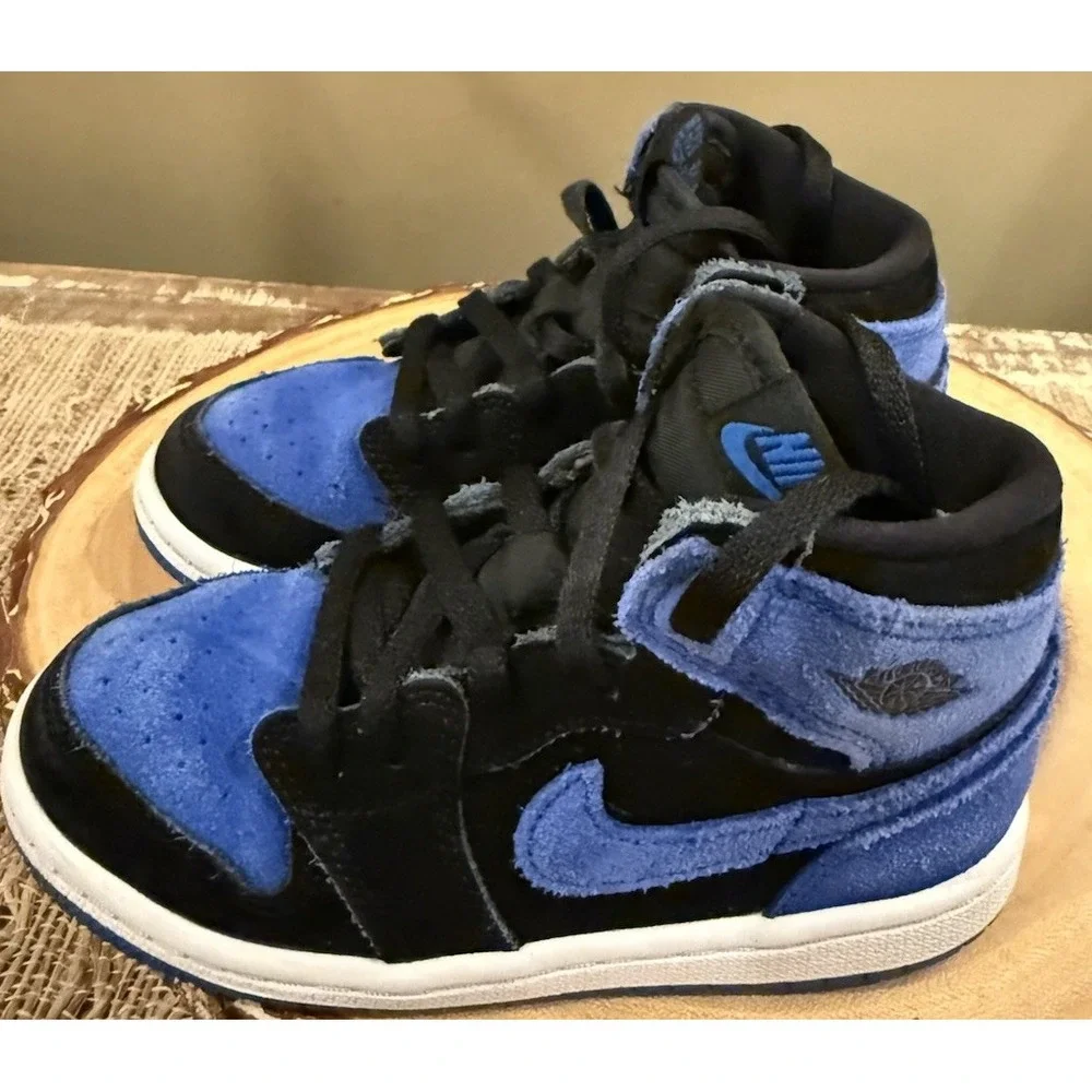 Nike Air Jordan 1 Retro High OG TD Royal Reimagined Blue TODDLER Sz-9C